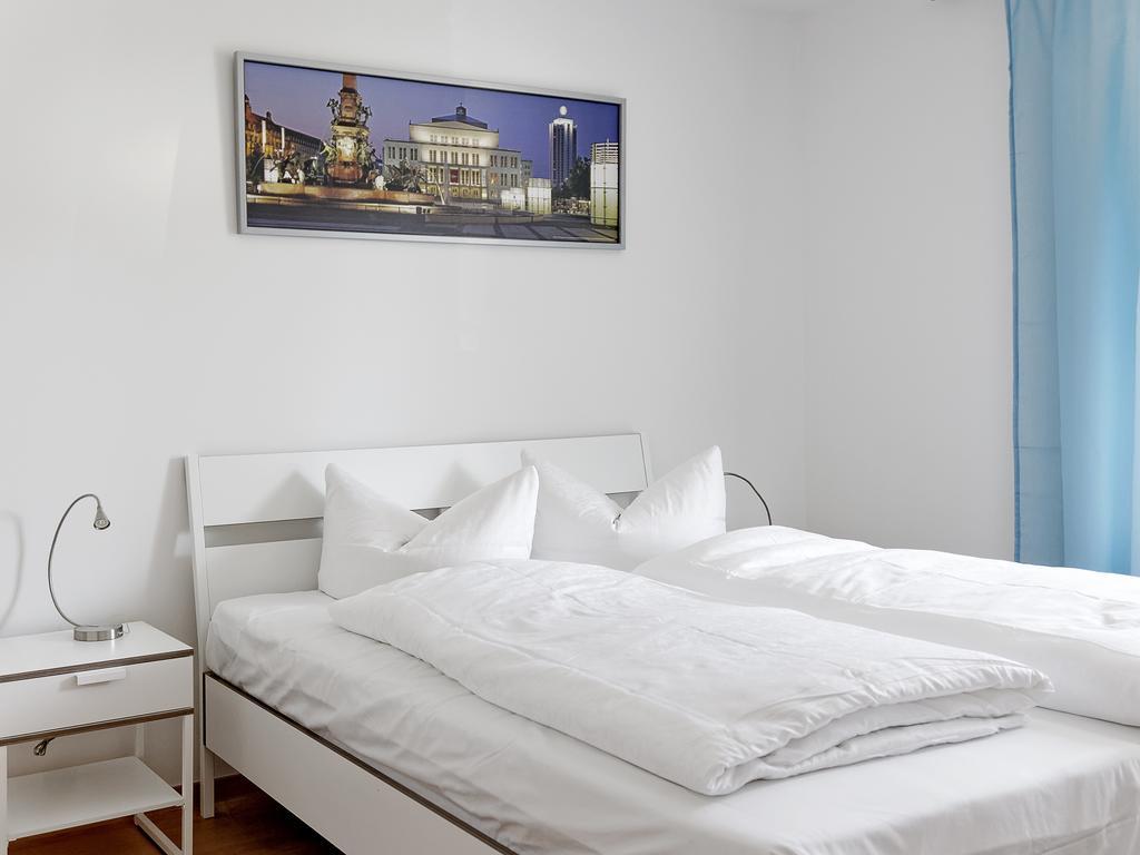City Park Apartments - #11.02 - Luxus Apartment Mit Tiefgarage Leipzig Ruang foto